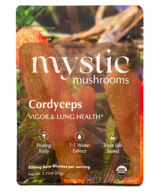 Cordyceps sveppir – orka og betri öndun (Cordyceps mushrooms – energy and better breathing)
