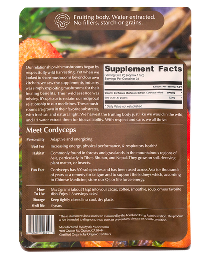 Cordyceps sveppir – orka og betri öndun -Cordyceps mushrooms – energy and better breathing
