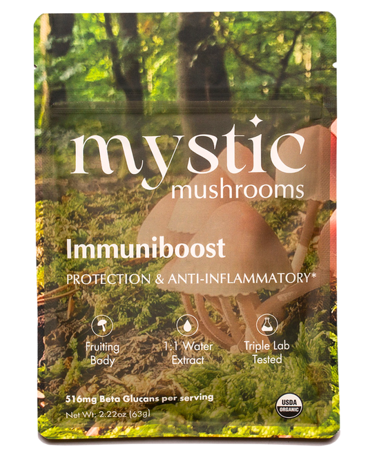 ProSporous sveppablanda – Lífræn 1:1 sveppaþykkni fyrir orku, öndun, lifur og húð | Organic mushroom extract for energy, lungs, liver, and skin