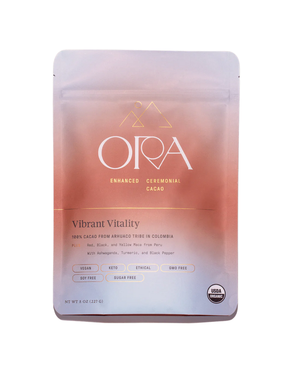Vibrant Vitality kakó með ashwagandha og maca frá Kakógull
