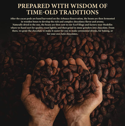 pure cacao beans kakóbaunir kakónibbur